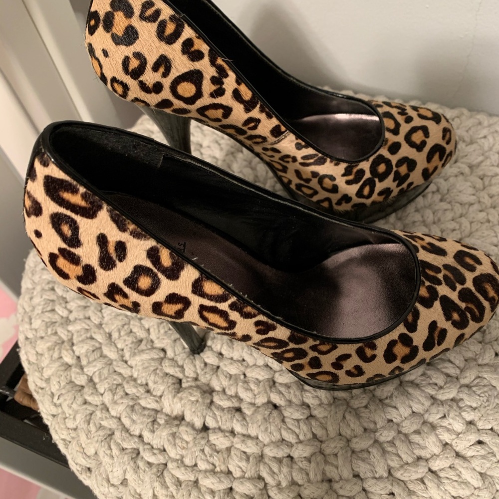 Leopard Print Heels - image 3